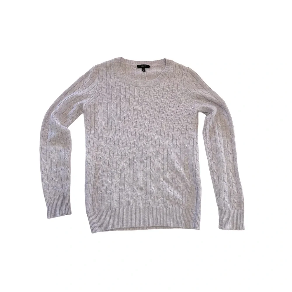 J. Crew Cambridge Wool Purple Sweater